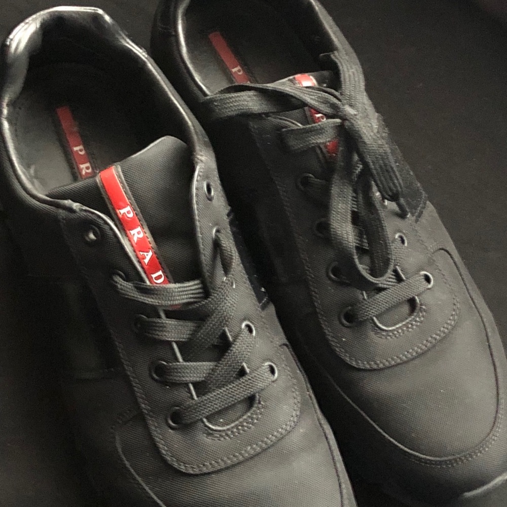 Men’s black Prada sneakers - Picture 2 of 5